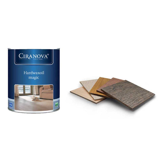 Ciranova Wooden Sample Box - Hardwaxoil Magic/Titan